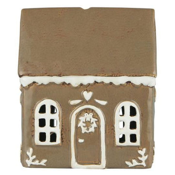 Ib Laursen Keraaminen talolyhty ruskea 14 cm