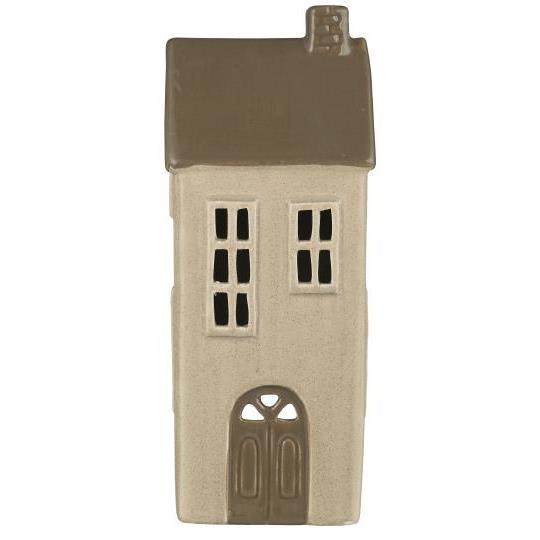 Ib Laursen keraaminen talolyhty beige 27 cm
