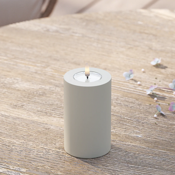 DELUXE Homeart, LED pylväskynttilä ulos, Ø 7,5 X 15 cm