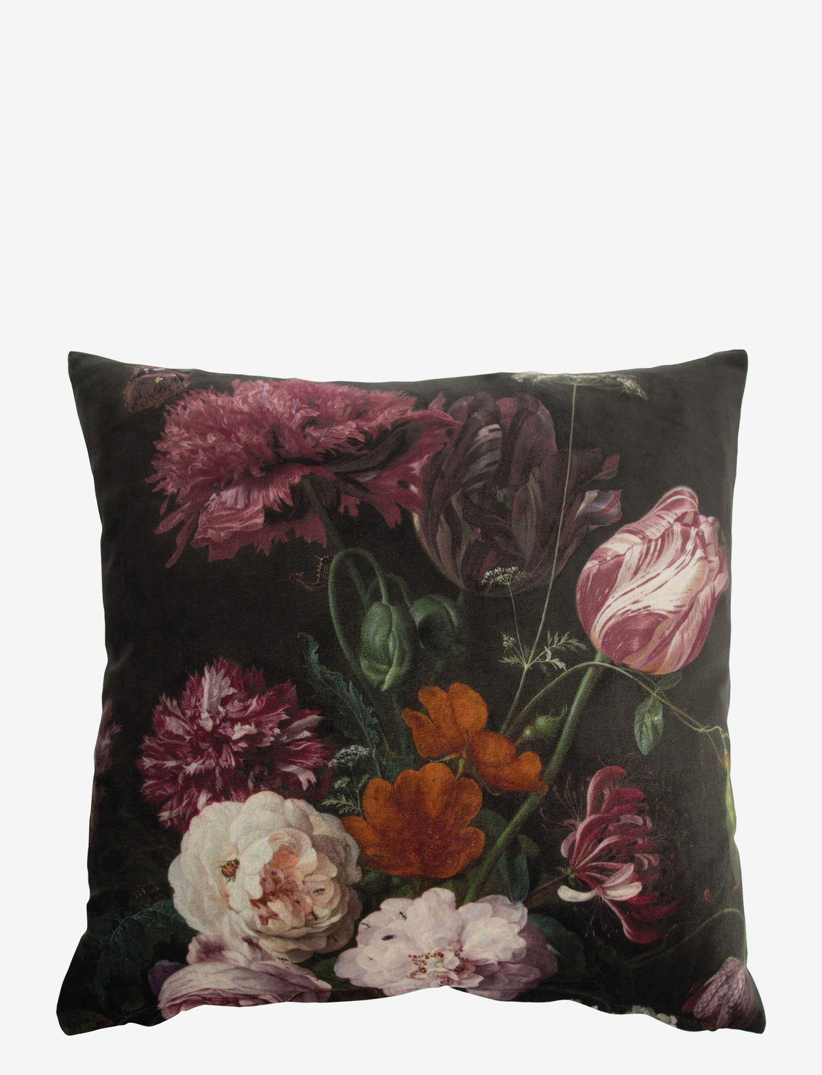 Sametti tyynynpäällinen kukka 45x45 cm