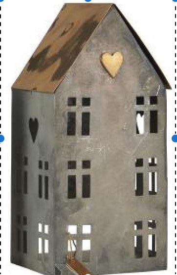 Ib Laursen talolyhty metallia 17,5 cm, kolme mallia