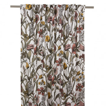 TESS kukkaverho 2 kpl 145x245 cm kaksi väriä
