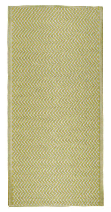 Ib Laursen Matto 100 % polypropeenia 80 x180 cm kelta/valkoinen