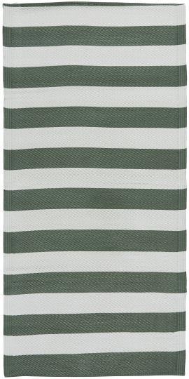 Ib Laursen Matto 100 % polypropeenia 90 x180 cm vihreä/valkoinen