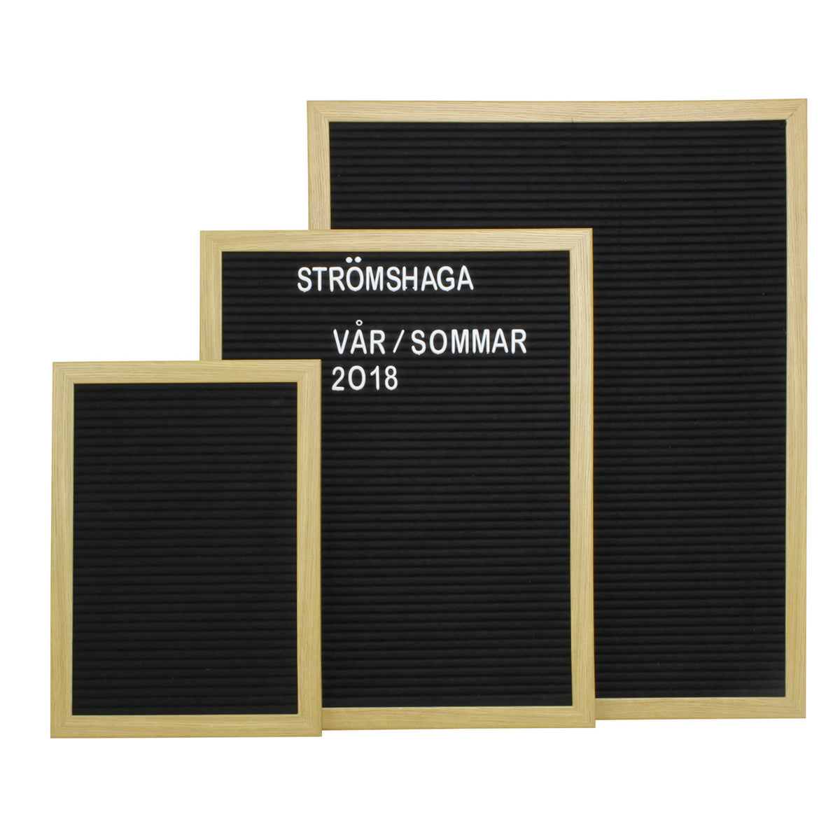 Strömshaga Kirjaintaulu kaksi kokoa ja kaksi väriä