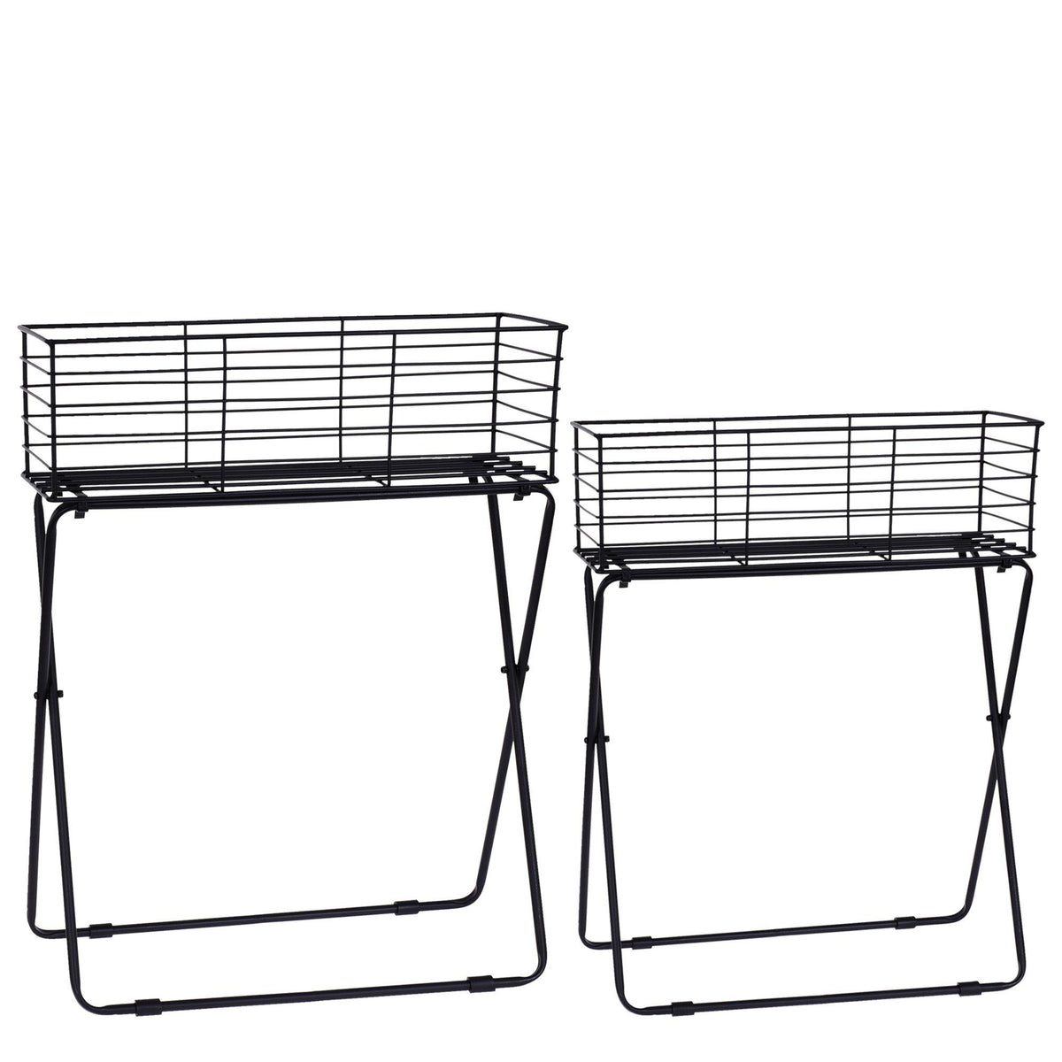 Metallinen kukkateline 73x60x22 cm